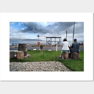 Close to the ferry terminal at Lochranza on the Isle of Arran, Scotland. Posters and Art